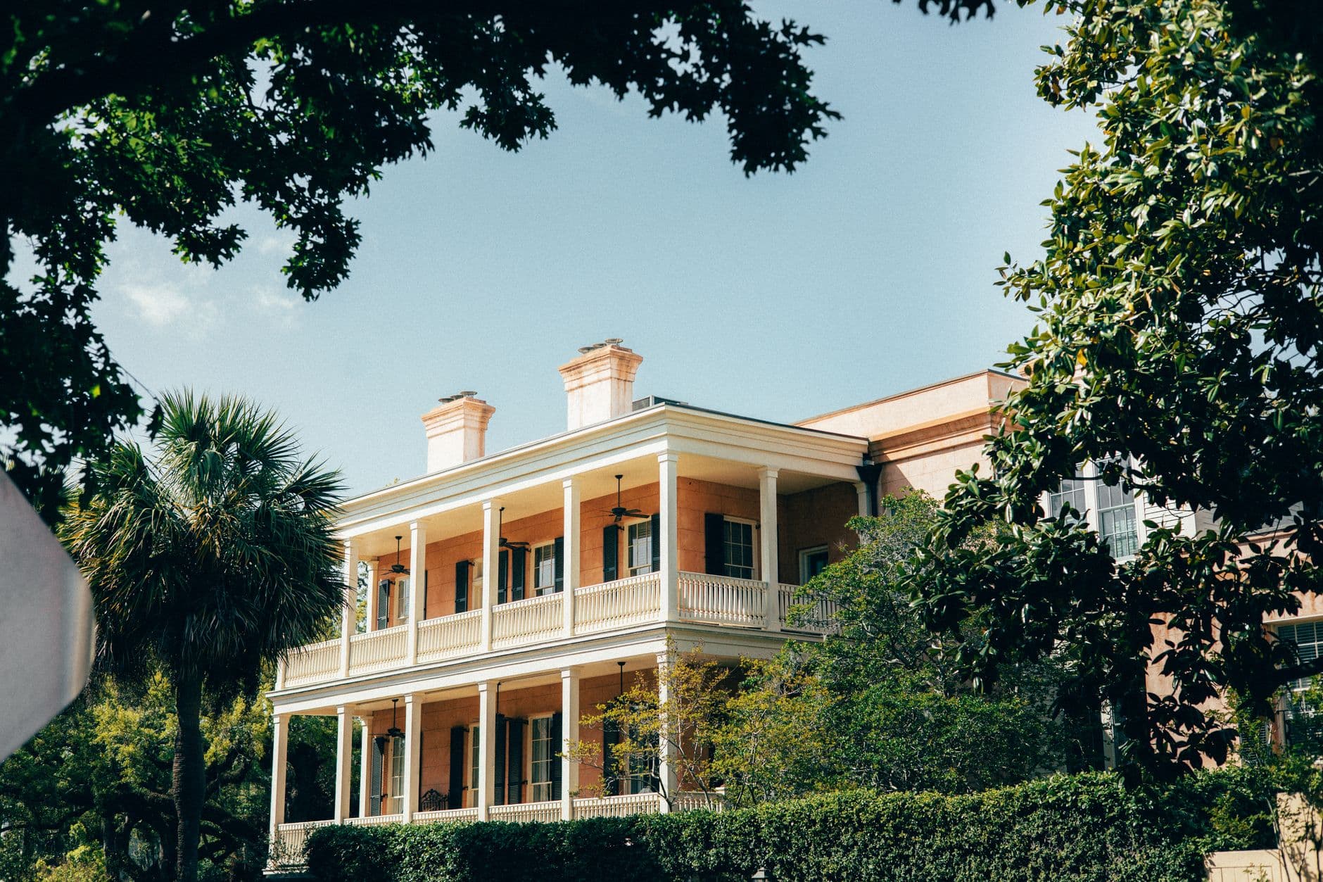A clean porch and windows